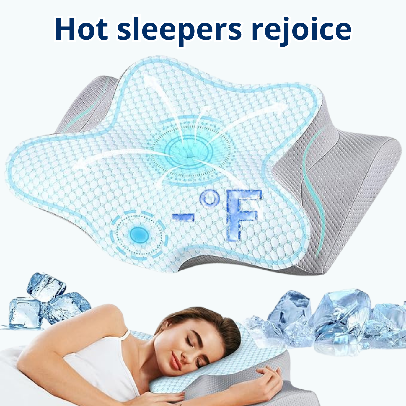 Premium Ergonomic Neck Pain Relief Pillow